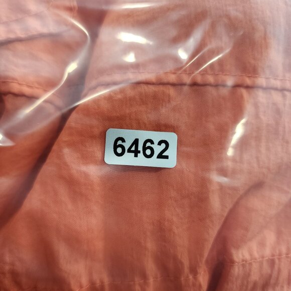 Womens Orange Gap Hooded Nylon Jacket Coat Full Zip Drawstring Waist Size XL - Picture 11 of 11